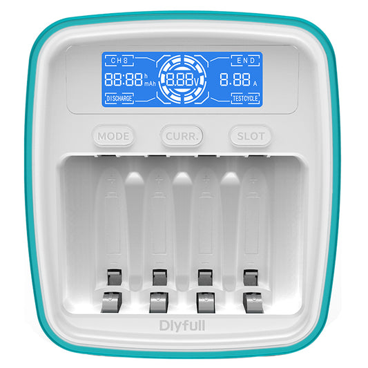 Dlyfull UT1 battery charger USB charger Ni-MH charger for AA AAA batteries with LCD display capacity test function